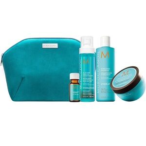 Moroccanoil Hair Care Set in Blue